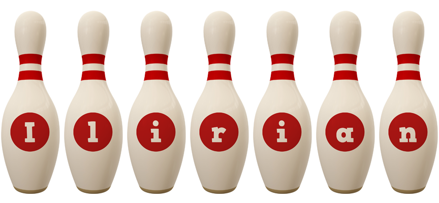 Ilirian bowling-pin logo