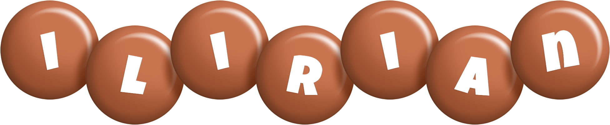 Ilirian candy-brown logo