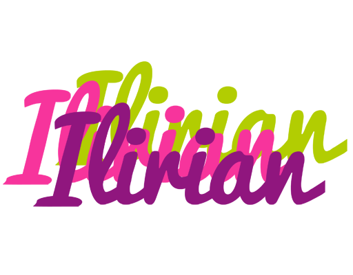 Ilirian flowers logo