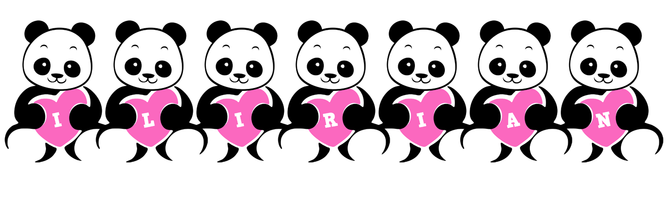 Ilirian love-panda logo