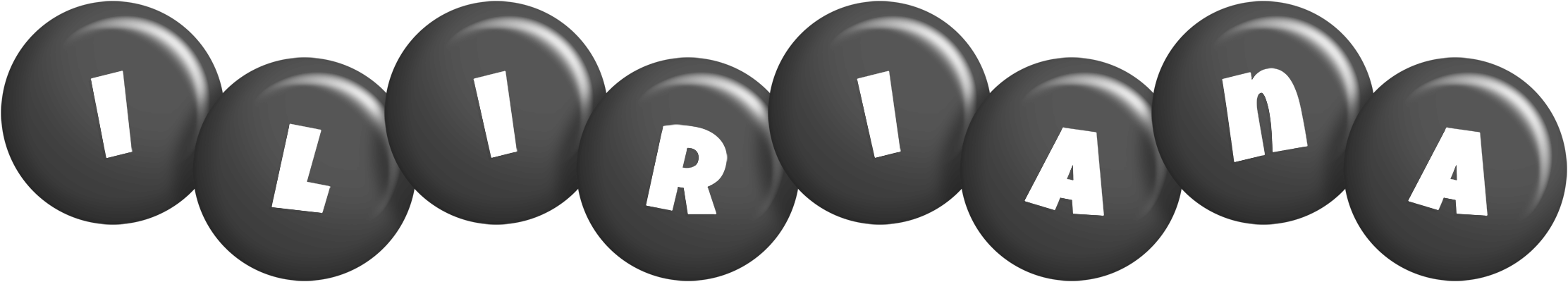 Iliriana candy-black logo