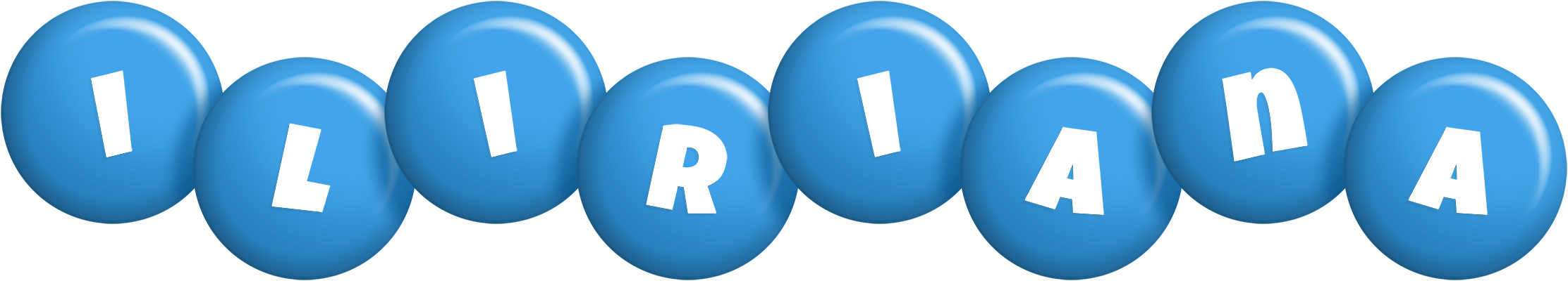 Iliriana candy-blue logo