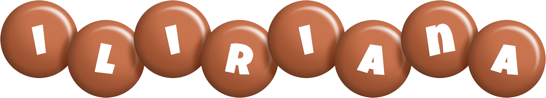 Iliriana candy-brown logo