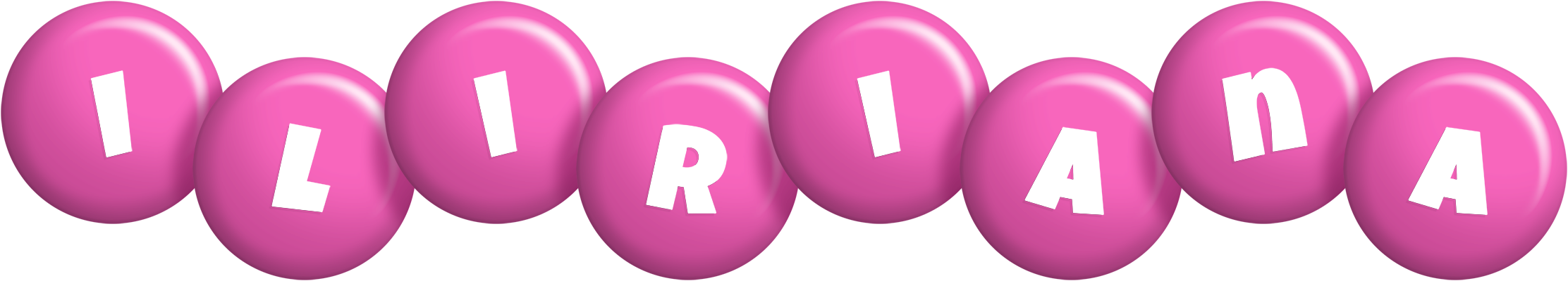 Iliriana candy-pink logo