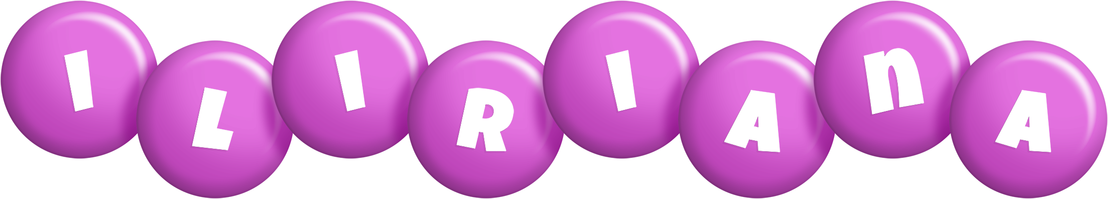 Iliriana candy-purple logo