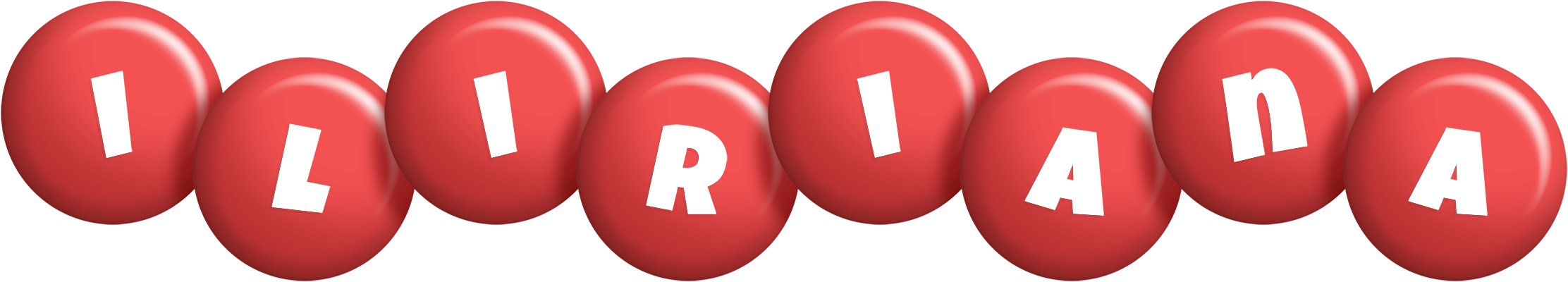 Iliriana candy-red logo