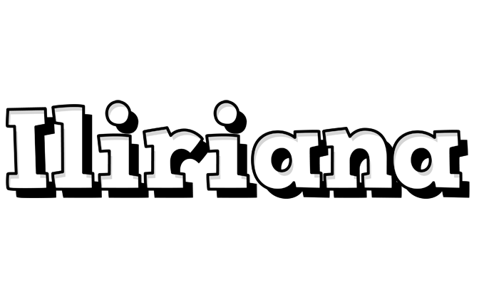 Iliriana snowing logo
