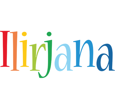 Ilirjana birthday logo