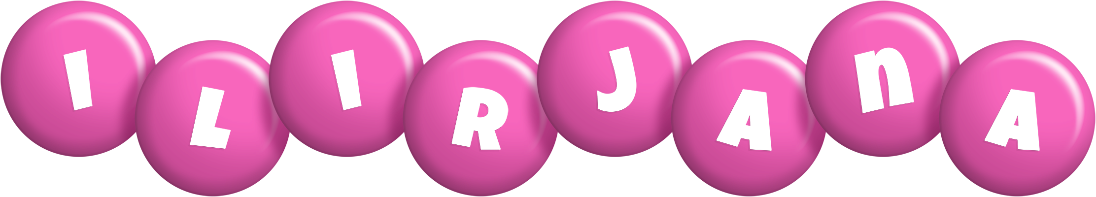 Ilirjana candy-pink logo