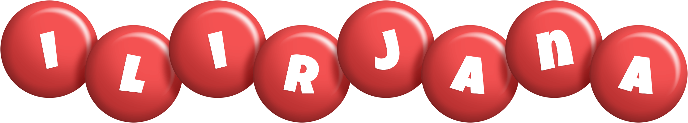 Ilirjana candy-red logo