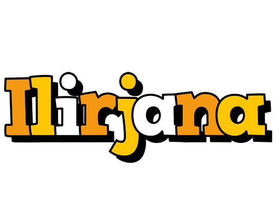Ilirjana cartoon logo