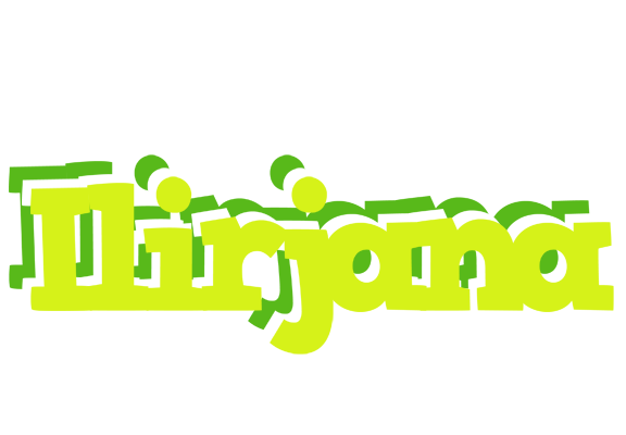 Ilirjana citrus logo