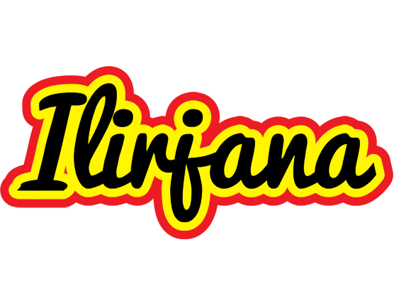 Ilirjana flaming logo