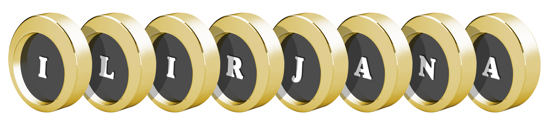 Ilirjana gold logo