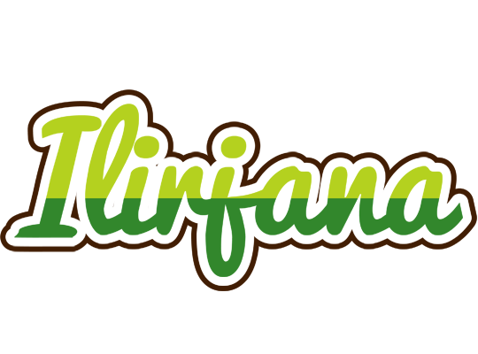 Ilirjana golfing logo