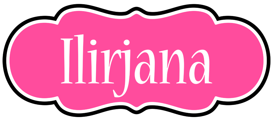 Ilirjana invitation logo