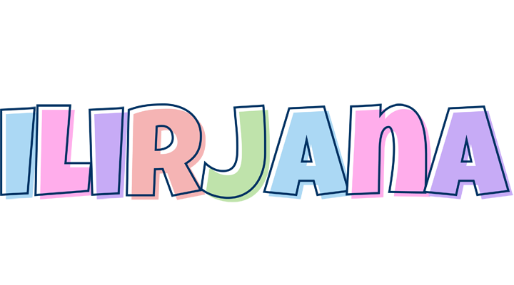 Ilirjana pastel logo
