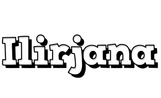 Ilirjana snowing logo