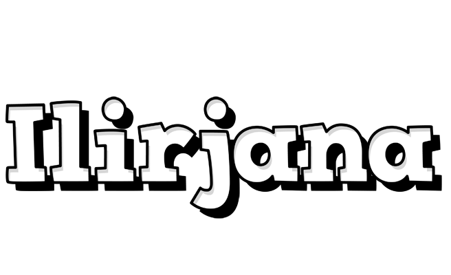 Ilirjana snowing logo