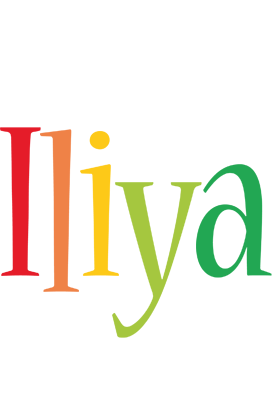 Iliya birthday logo