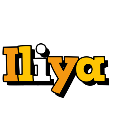 Iliya cartoon logo