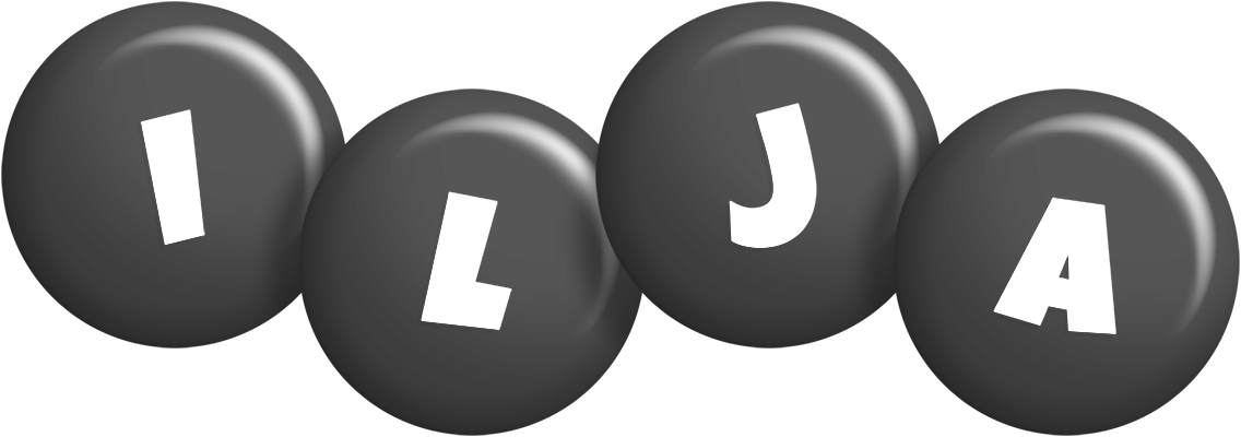 Ilja candy-black logo