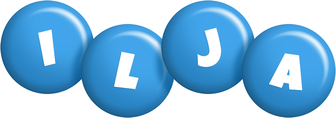 Ilja candy-blue logo