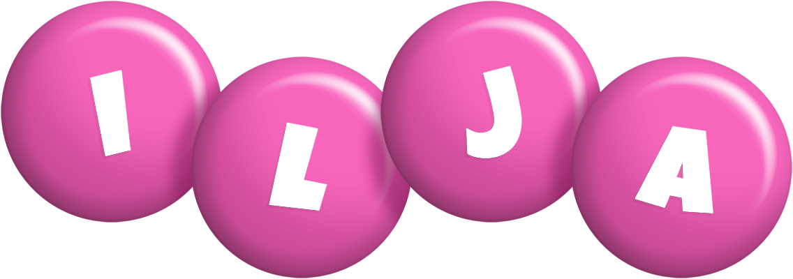 Ilja candy-pink logo