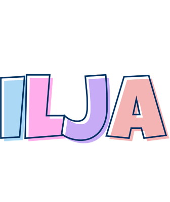 Ilja pastel logo