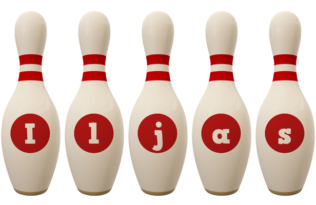 Iljas bowling-pin logo