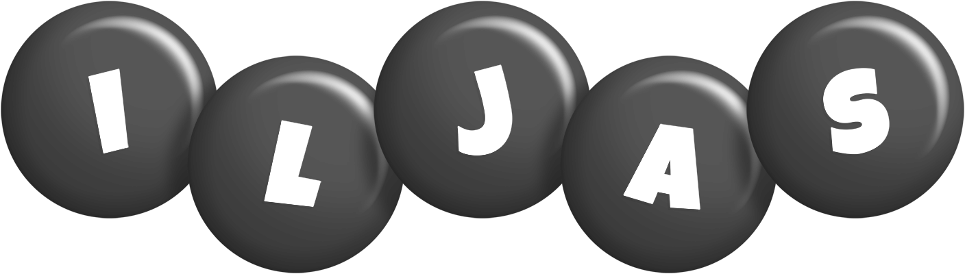 Iljas candy-black logo