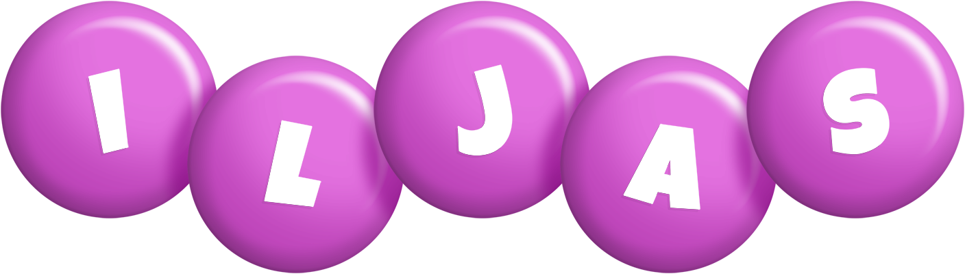 Iljas candy-purple logo
