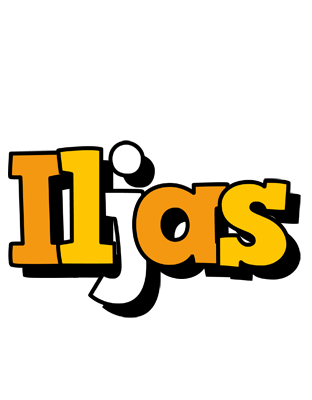 Iljas cartoon logo