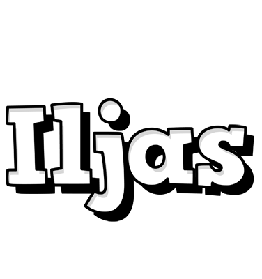 Iljas snowing logo