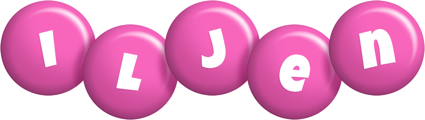 Iljen candy-pink logo