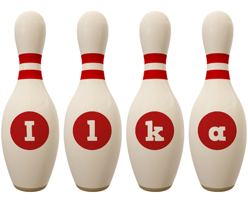 Ilka bowling-pin logo