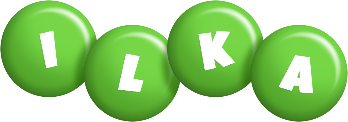 Ilka candy-green logo