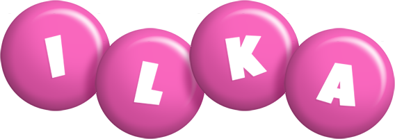 Ilka candy-pink logo