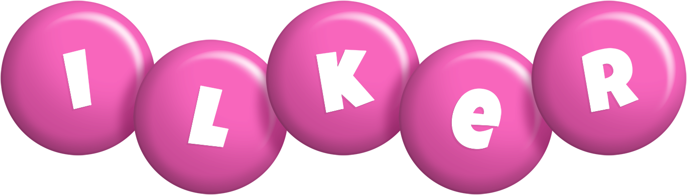 Ilker candy-pink logo
