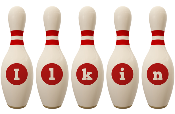 Ilkin bowling-pin logo