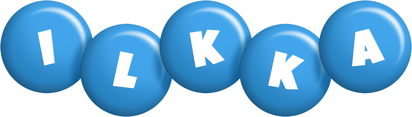 Ilkka candy-blue logo