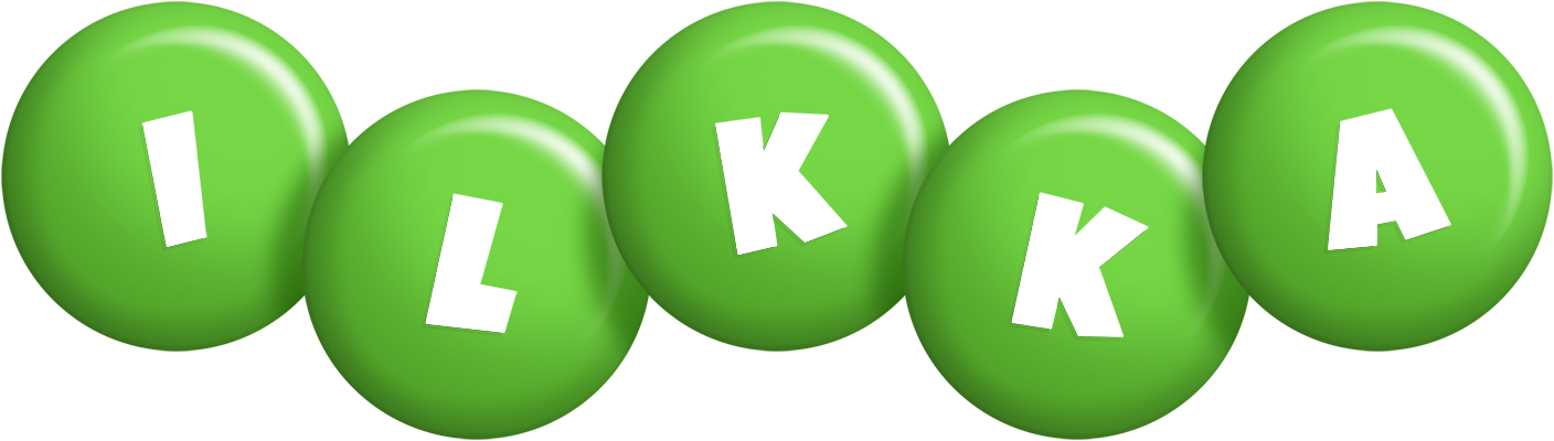 Ilkka candy-green logo