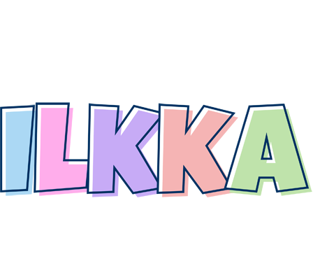 Ilkka pastel logo