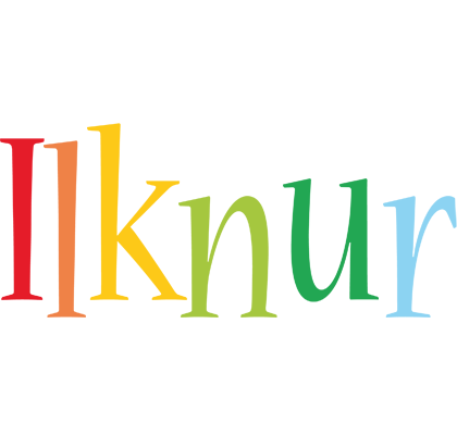 Ilknur birthday logo