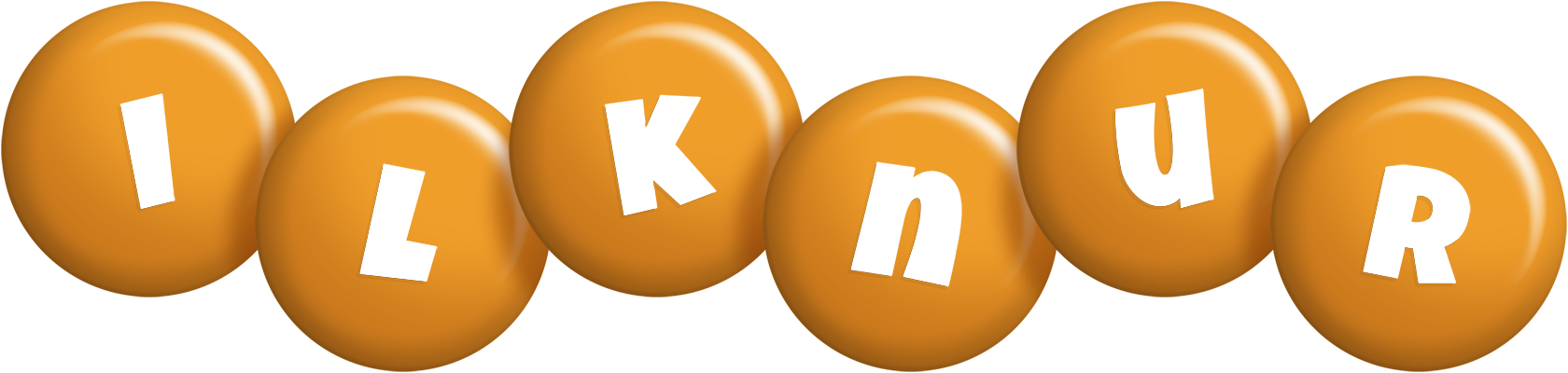 Ilknur candy-orange logo