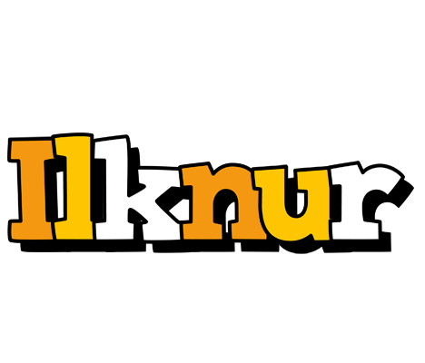 Ilknur cartoon logo