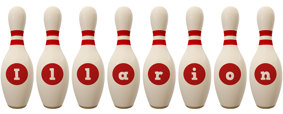 Illarion bowling-pin logo
