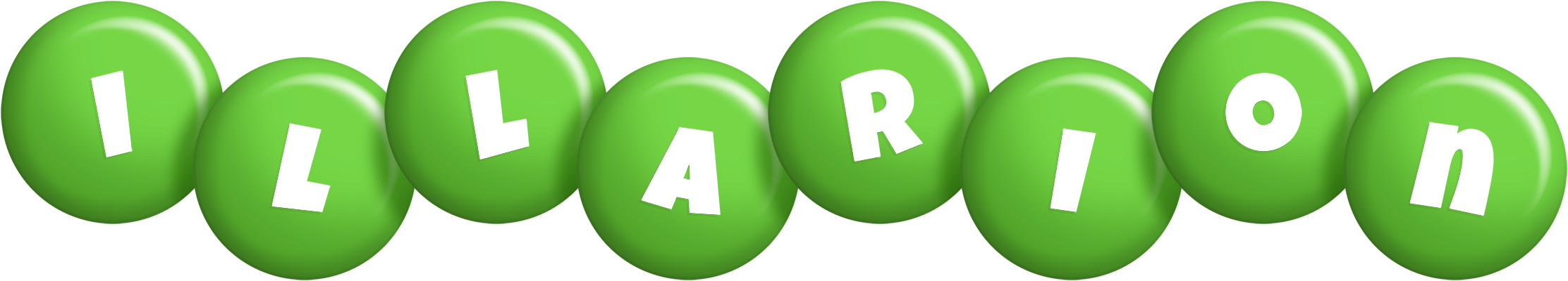 Illarion candy-green logo