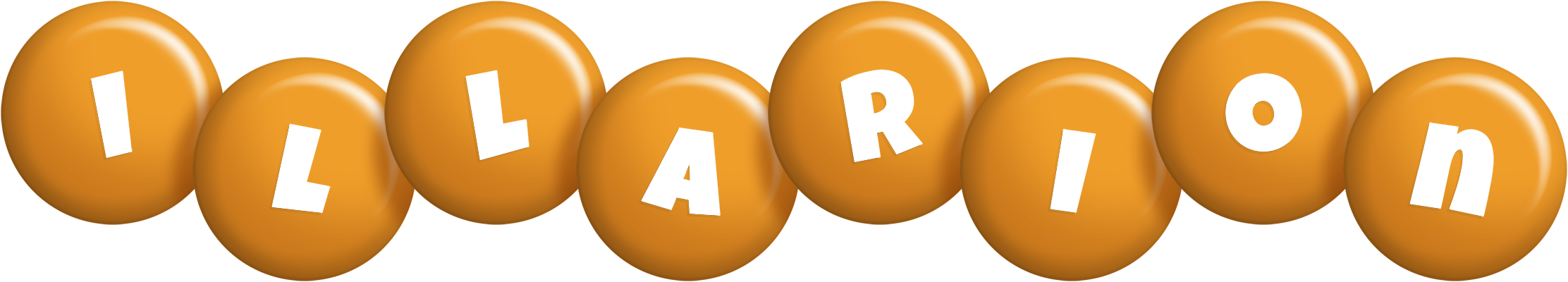 Illarion candy-orange logo