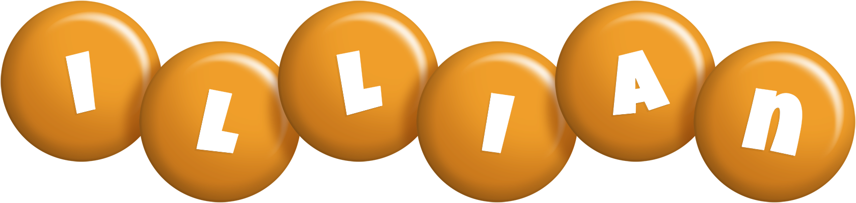 Illian candy-orange logo